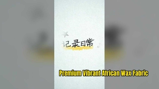 Afrikanischer Wachsdruckstoff, Ankara-Stoff, niederländischer Wachsstoff, ausgefallener Wachsstoff