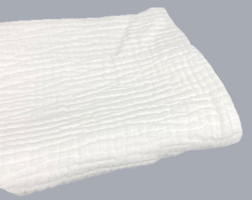 Weicher reiner Baumwollkrepp Gauze Fabric 57 Zoll-Breiten-Haut freundlich