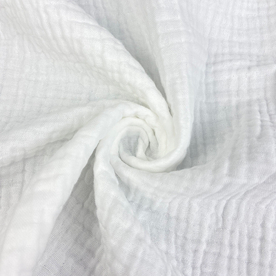 Weicher reiner Baumwollkrepp Gauze Fabric 57 Zoll-Breiten-Haut freundlich