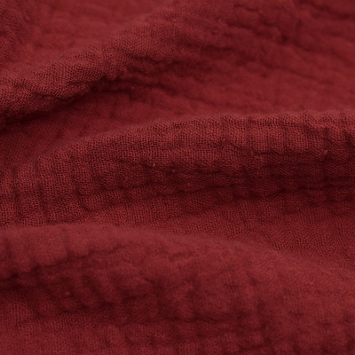 156X120 kräuseln Gauze Fabric 40SX40S organischer Gauze Blanket No Flurescent Agant