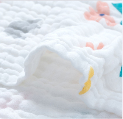 Breathable sechs Schichten kräuseln Gauze Fabric Gauze Swaddle Fabric 40SX40S