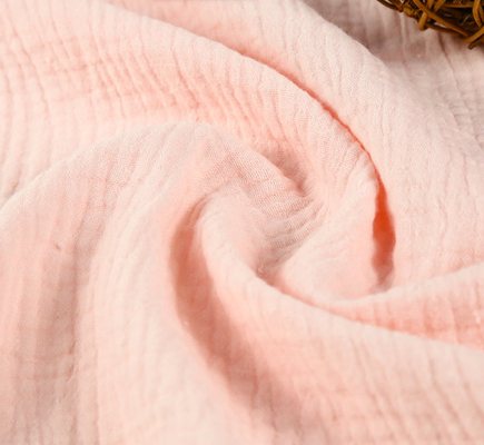 Kein Leuchtstoffvertreter Bamboo Gauze Fabric For Baby Clothing 53 Zoll-Breite