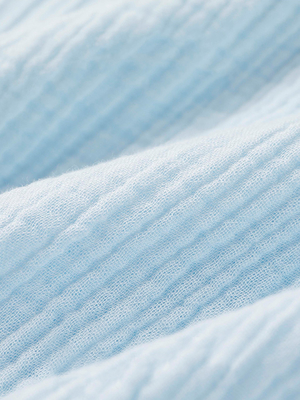 3 Schichten 40S 110*100 hellblaue Gauze Fabric Infant Bath Towels Gesundheits-