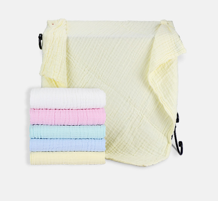 Sechs Schicht-natürliche Krepp-Gauze Fabric No Flurescent Agent-Haut freundlich