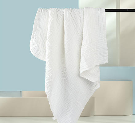 165X135 kräuseln Schicht 220GSM Gauze Fabric Twistless Cotton Gauze-Windel-4