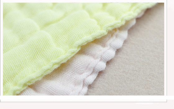 6 Schichten kräuseln Gauze Fabric Environmental Protection Any-Farbe