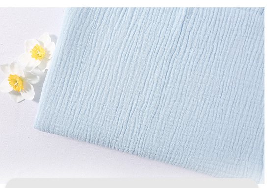 Natürliches 40S kämmte Baumwollkrepp-Gauze Fabric Two Layer Dribble-Tuch