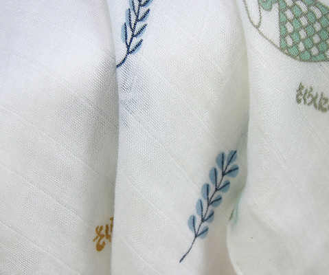 Antibakterielles Doppelschicht-Gauze Fabric Organic Double Gauze-Gewebe