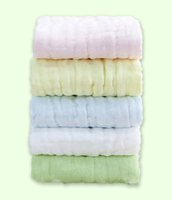 Drei Baby-Decken-Material Schicht-Löwenzahn-Faser-Baumwoll-Gauze Fabrics 180GSM