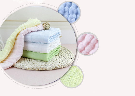 Drei Baby-Decken-Material Schicht-Löwenzahn-Faser-Baumwoll-Gauze Fabrics 180GSM