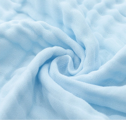 Multi Schicht-Blau wickelt sofortige Wasseraufnahme Gauze Fabrics 40S 220GSM
