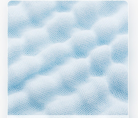 Gesponnen vier Schichten Baby-wickeln Sie Milben-Abbau Gauze Fabrics 110X110