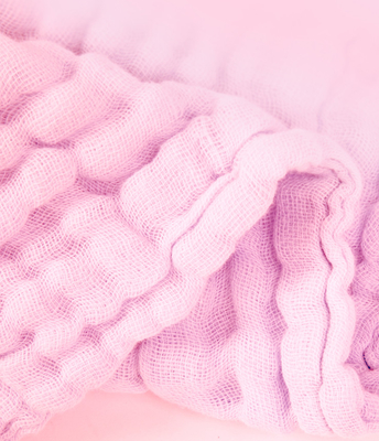 40S modales gesponnenes Rosa Gauze Fabric