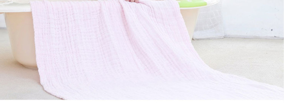 Safe gesponnene blaue modale Festigkeit Greller Farbe Gauze Towelss 100% des Baby-30S
