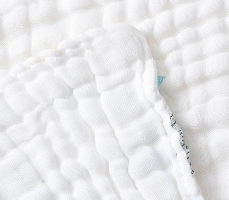 Weichfaser-Baumwolle 100% wickelt Gauze Fabric Two Layer Baby-Grad