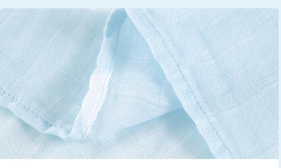 Safe gesponnene blaue modale Festigkeit Greller Farbe Gauze Towelss 100% des Baby-30S