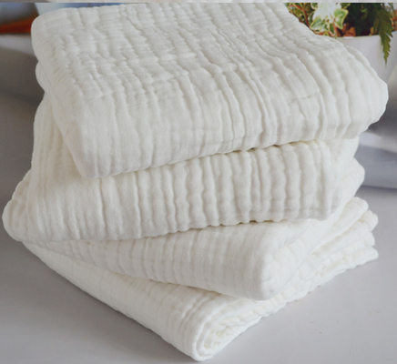 Weichfaser-Baumwolle 100% wickelt Gauze Fabric Two Layer Baby-Grad