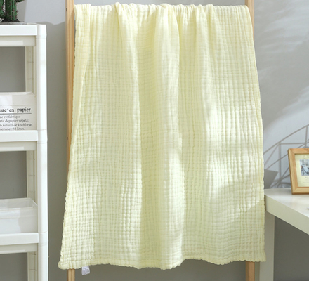 Baby-Gauze Fabric No Fluorescent Agent-Faser-Krepp der Falten-32S weißer
