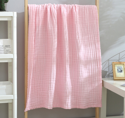 Weichfaser-Baumwolle 100% wickelt Gauze Fabric Two Layer Baby-Grad