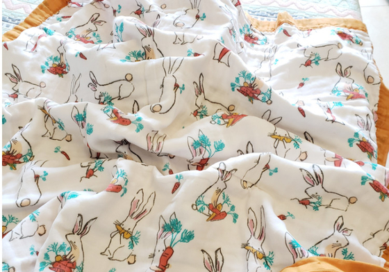 Kundenspezifischer natürlicher Druck-Gauze Baby Fabric 180GSM widerstehen ultravioletten Strahlen