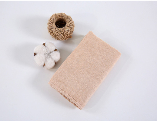 Anti- statisches 175X135 gesponnenes Baumwoll-Gauze Fabric Brown Tan Gauze-Gewebe