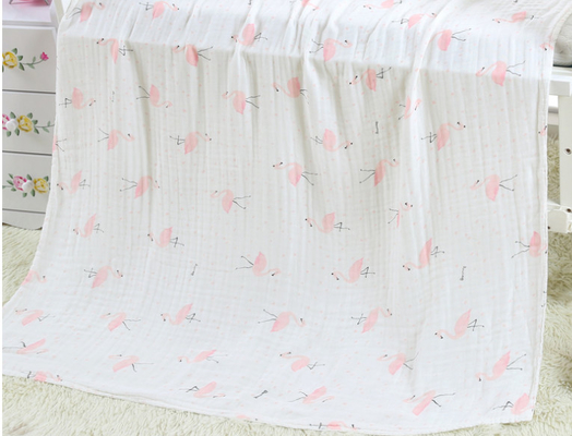 Kein Leuchtstoff schneller Trockner Mittel-Swaddle Gauze Fabric Baby Bath Towels