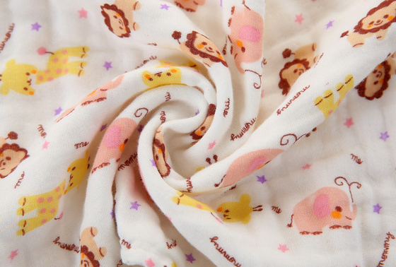 Antifaser des milben-desodorierenden Mittels wickeln Gauze Fabric Three Layers Any-Farbe