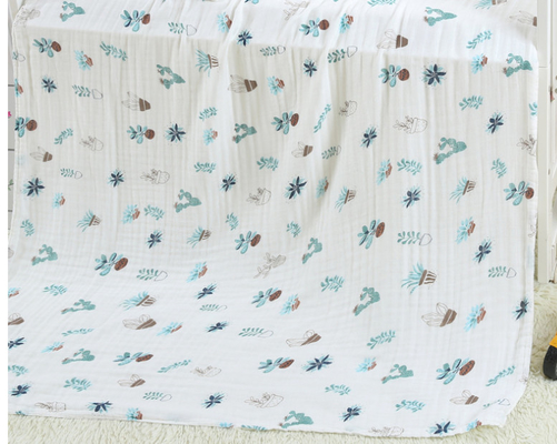 Kein Leuchtstoff schneller Trockner Mittel-Swaddle Gauze Fabric Baby Bath Towels
