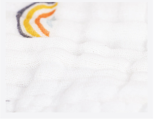 Gelöstes vierlagiges Druck-Baby-Decken-weiches Gefühl Gauze Fabrics 220GSM