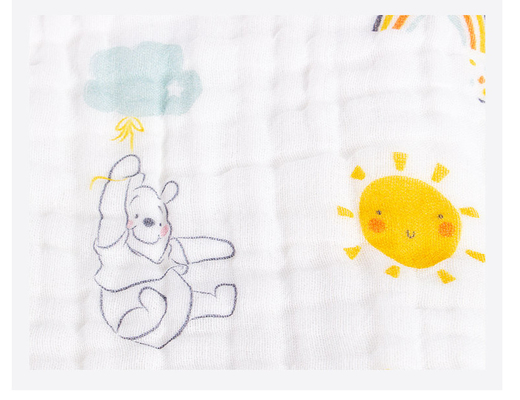 Gekämmte Blumen-Gauze Fabric 6 Schicht Gauze Blanket No Chemical der Baumwolle-40S