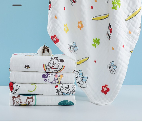100% Bambus- Druck-Gauze Fabric