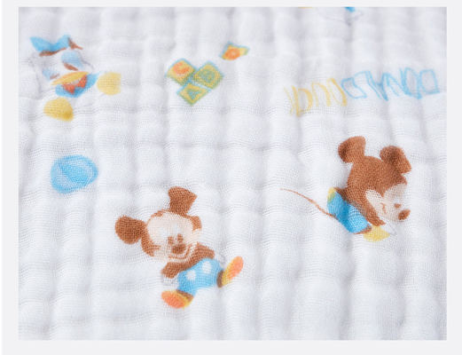 Widerstand-Baby-Kleidungs-Gewebe 240GSM Gauze Swaddle Fabric Good Cold