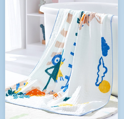 100% Bambus- Druck-Gauze Fabric