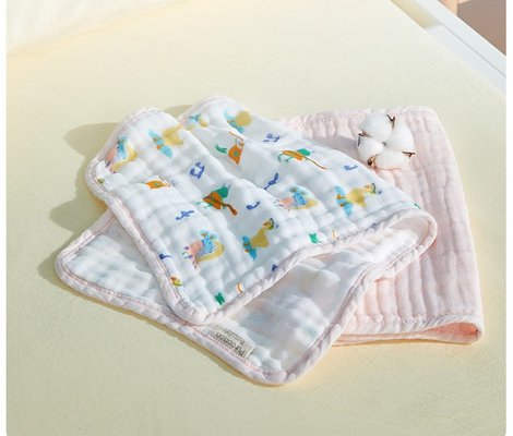 40S sechs überlagert gekämmten Baumwolle Druck-Leichtgewichtler Gauze Fabrics 260gsm
