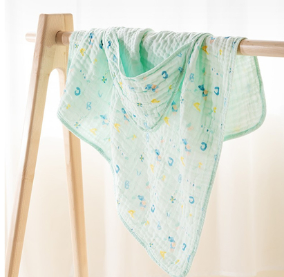 40S sechs überlagert gekämmten Baumwolle Druck-Leichtgewichtler Gauze Fabrics 260gsm