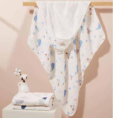 Antibakterielles Breathable Gauze Fabric Lovely Patterned Gauze-Gewebe der Dreiergruppen-40S