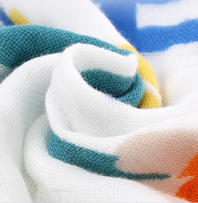 Enthäuten Sie freundliches Festigkeits-Weichheits-Baby Gauze Fabric ein 53 Zoll-neugeborene Rülps-Stoffe