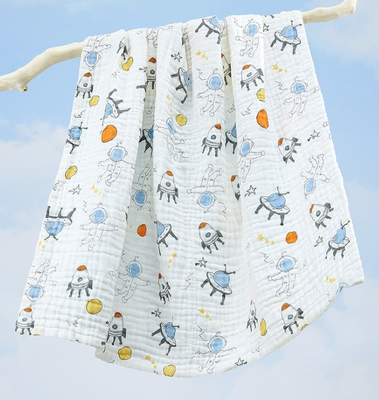 Kleidung des Krepp-40S starke weiche Gauze Fabric For Baby Sleeping 260GSM