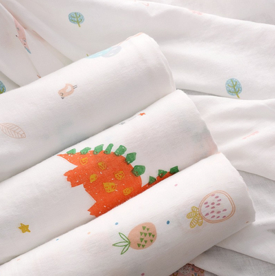 Mehrschichtiges weißes Doppeltes Gauze Fabric