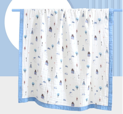 Klares entworfenes 4 weiches Baby Schicht-Gauze Fabrics 210gsm Material wickeln
