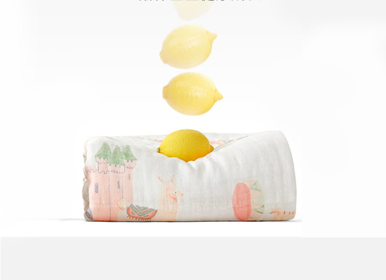 Gesundes 200gsm Baby Gauze Fabric 40S kämmte Baumwolle natürlichen Gauze Fabric