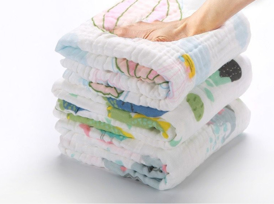 Reine Baumwolle der Kind40s 4 Schicht-Gauze Fabric For Newborn Clothes-Antistatisches