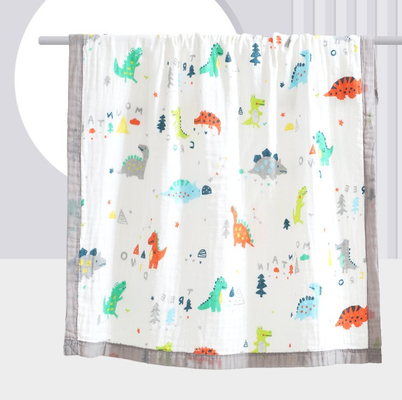 Mehrschichtige zerknitterte Gauze Fabric Gauze Blankets For-Erwachsene 53 Zoll