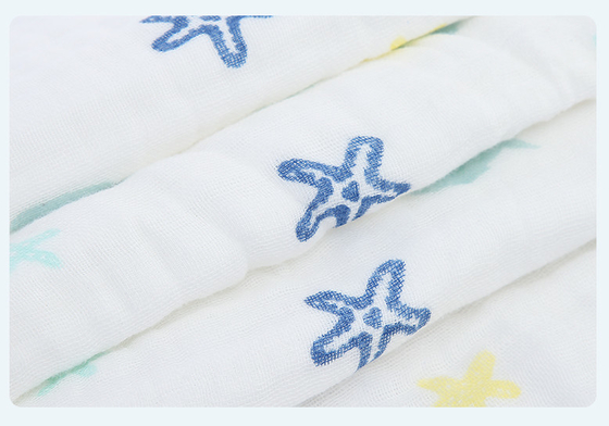 Reine Baumwolle der Kind40s 4 Schicht-Gauze Fabric For Newborn Clothes-Antistatisches