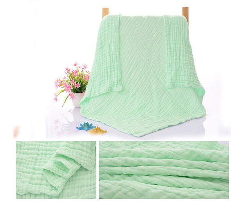 Hellgrünes Baby Gauze Blankets 200GSM