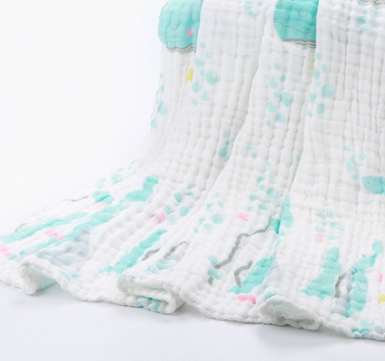 Gesundes 200gsm Baby Gauze Fabric 40S kämmte Baumwolle natürlichen Gauze Fabric