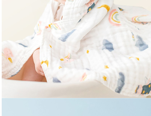 Eco freundlicher natürlicher Gauze Fabric Baby Gauze Blankets 100m/Rolle