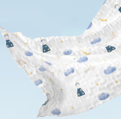 Reagierend, 6 Schicht Gauze Fabric 58 Zoll druckend, halten Sie warmes Baby, Gewebe zu wickeln
