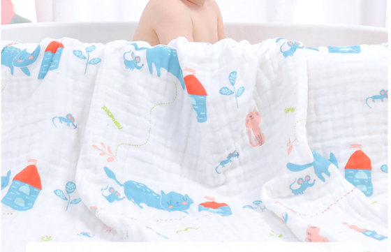 Reagierend, 6 Schicht Gauze Fabric 58 Zoll druckend, halten Sie warmes Baby, Gewebe zu wickeln