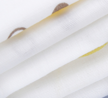 Zwei 40S 125GSM Schichten Doppelt-Gauze Material Bamboo Swaddle Blanket